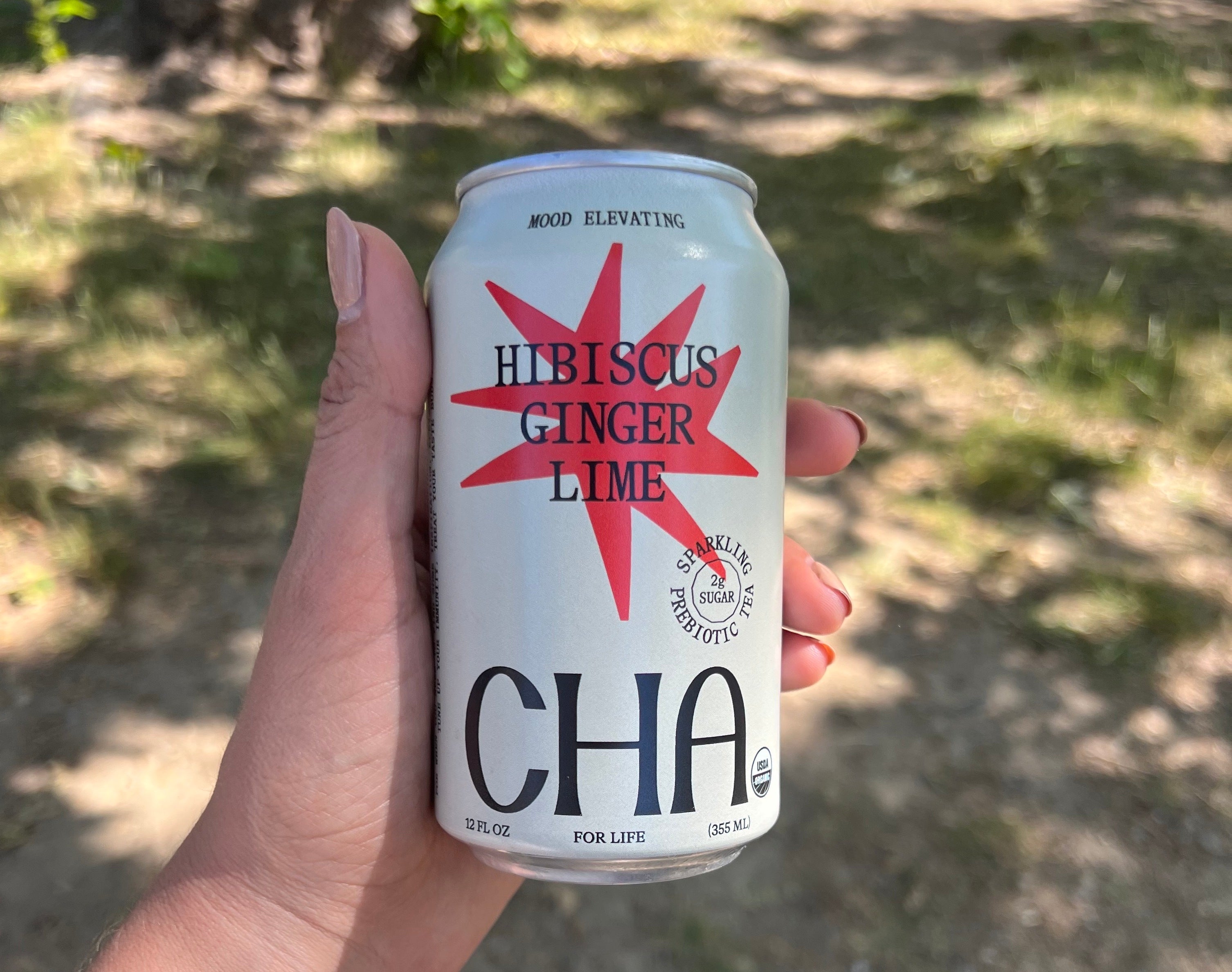 CHA Hibiscus Ginger Lime (12oz Can - 12 Pack)